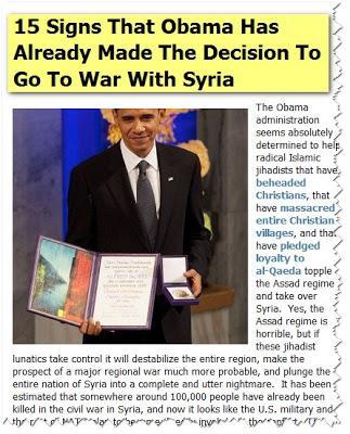 Obama ya tomó la decisión de atacar Siria, afirma famoso bloguero de Estados Unidos