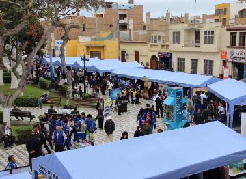 EXITOSA I EXPOFERIA ACADEMICA VOCACIONAL DE LA UNJFSC