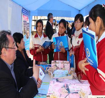 EXITOSA I EXPOFERIA ACADEMICA VOCACIONAL DE LA UNJFSC