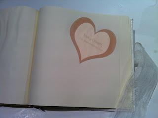 Libro de firmas para Boda en formato cuadrado