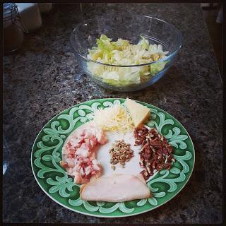 Receta au pair: Ensalada de bacon, nueces y queso de cabra