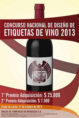 Bolsa de Comercio de Mendoza lanza su Concurso de Etiquetas de vino 2013