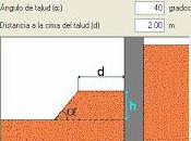 Cuidado bermas muros pantalla.