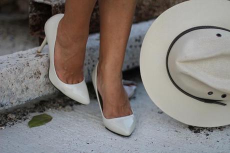 GOLDEN HIGHWAISTED SHORTS White shoes summer 2013 fashion trends