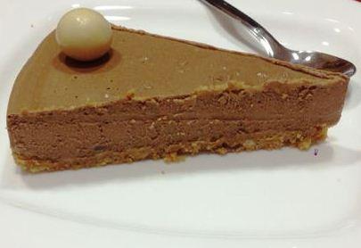 Tarta de chocolate y queso en 2 pasos