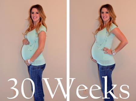 las 30 semanas en el embarazo