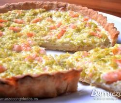 Quiche de puerro y gambas quiche-puerro-gambas-burruezo