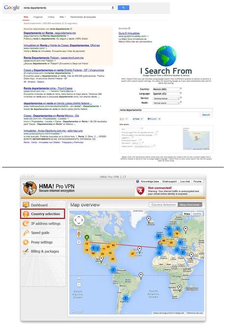 Herramientas de geolocalización