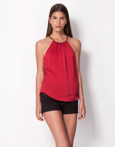 Goteo de compras, Blusa roja de Bershka!