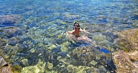 Snorkel por Ibiza con Kit de aletas, tubo y gafas de Decathlon!!