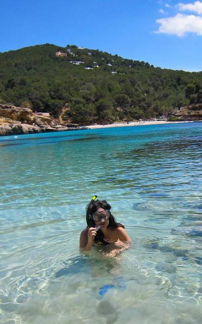 Snorkel por Ibiza con Kit de aletas, tubo y gafas de Decathlon!!