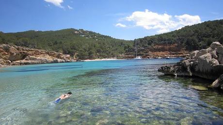 Snorkel por Ibiza con Kit de aletas, tubo y gafas de Decathlon!!