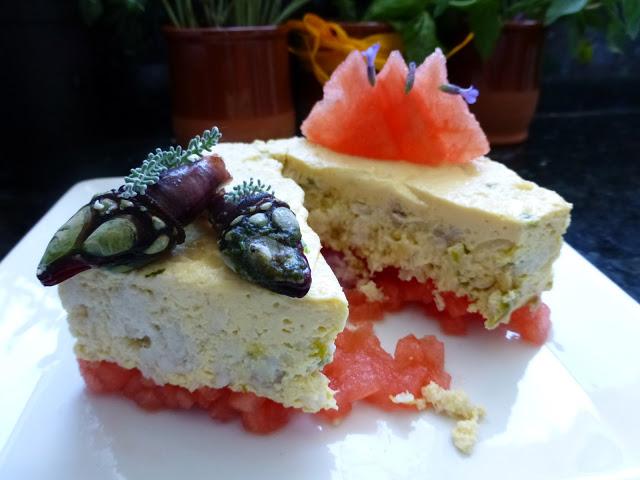 Pastel de Merluza y Sandía