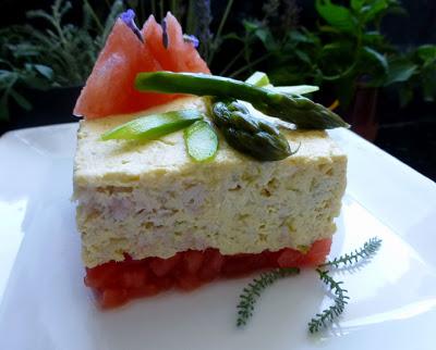 Pastel de Merluza y Sandía