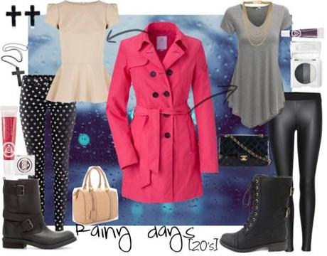 What to wear on a rainy day [20s]