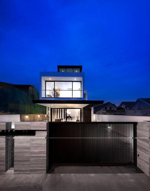 Casa Minimalista en Singapur