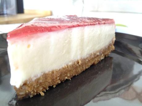 receta faciles de tartas receta fácil casera de Tarta fresca de queso receta casera tarta de queso receta casera cheesecake postres fáciles y rápidos postres delikatissen postres con queso y mermelada cheesecake con gelatina mermelada frambuesa 