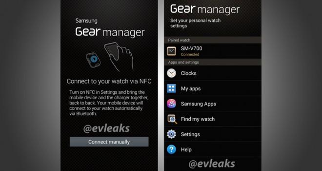 Se filtran imágenes de la aplicación para administrar el Samsung Galaxy Gear