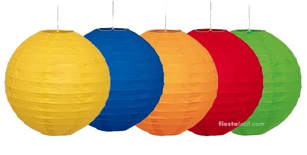 linternas de papel para decorar fiestas
