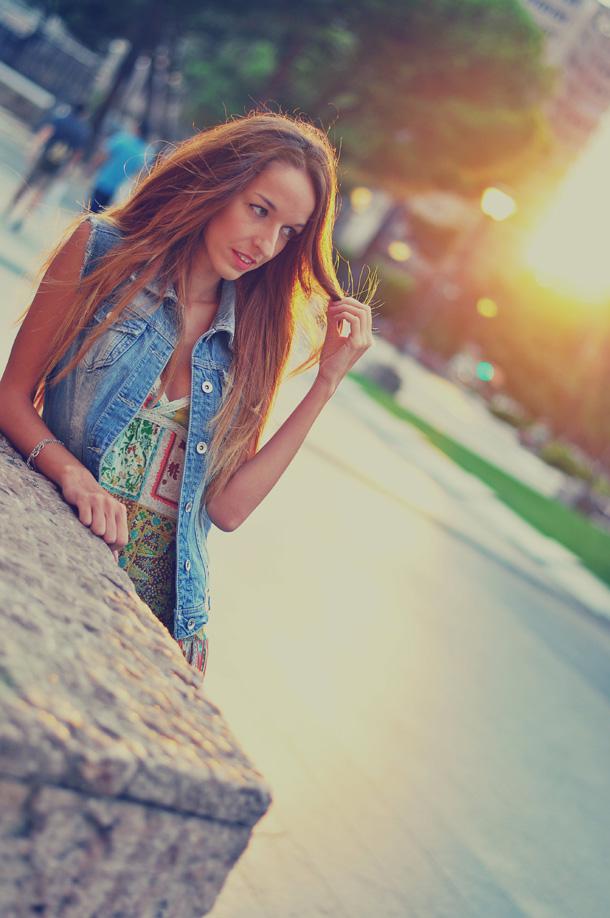 VESTIDO + CHALECO DENIM