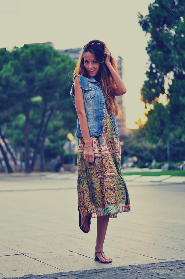 VESTIDO + CHALECO DENIM