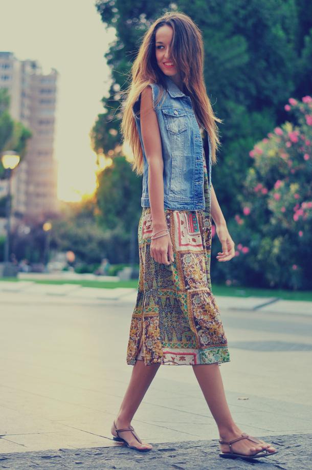 VESTIDO + CHALECO DENIM