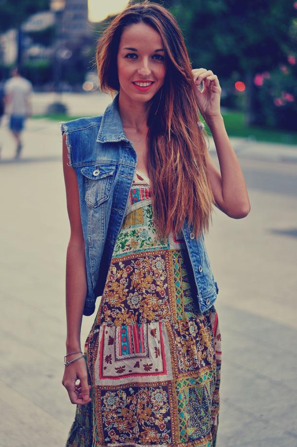VESTIDO + CHALECO DENIM