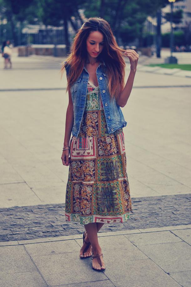 VESTIDO + CHALECO DENIM