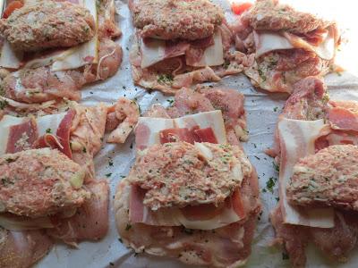 Contramuslos rellenos a la cerveza (O pechugas)