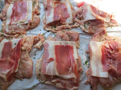 Contramuslos rellenos a la cerveza (O pechugas)