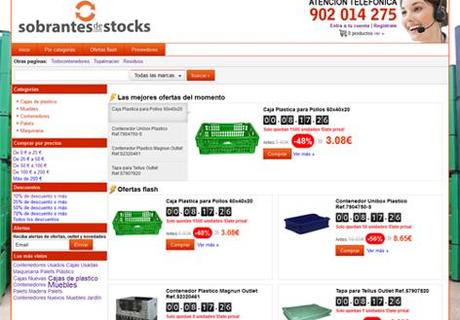 iCommers Every SL, lanza su nueva web www.sobrantesdeStocks.com con descuentos de hasta el 70%