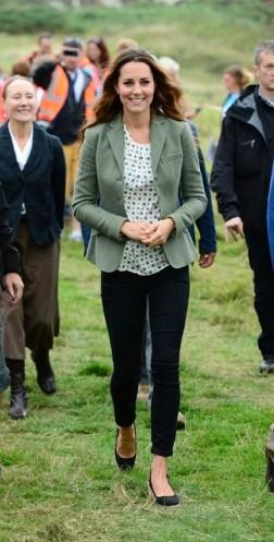 Kate Middleton, de Zara, reaparece en la Marathon de Anglesey