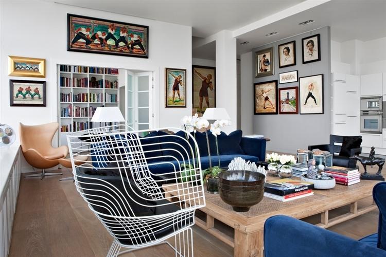 deco clásico-chic desde Moscú