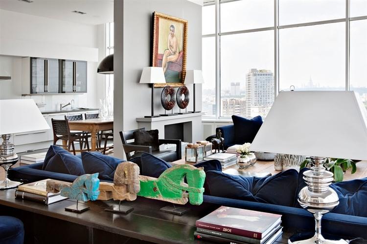 deco clásico-chic desde Moscú