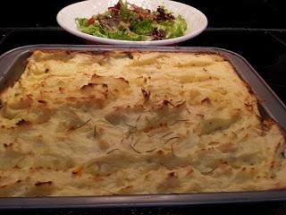 Pastel de Patata con pollo al curry