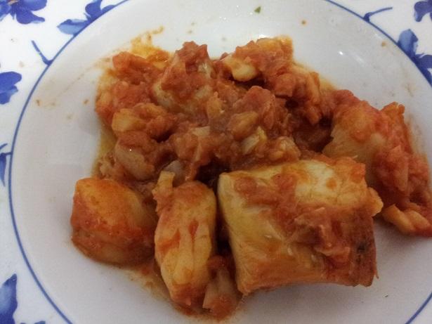 Bacalao en tomate