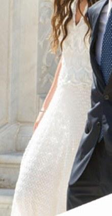 El vestido de novia de Tatiana Santo Domingo en su boda con Andrea Casiraghi