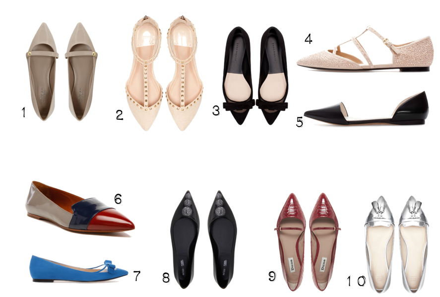Zapatos planos con punta apuntas a esta tendencia? - Paperblog