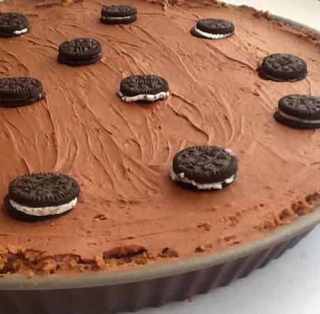 TARTA DE MINIOREOS Y MASCARPONE CON CHOCOLATE