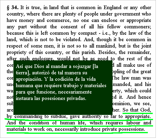 Párrafo 34 [El argumento de Locke (4)]