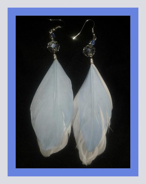 PENDIENTES PLUMAS