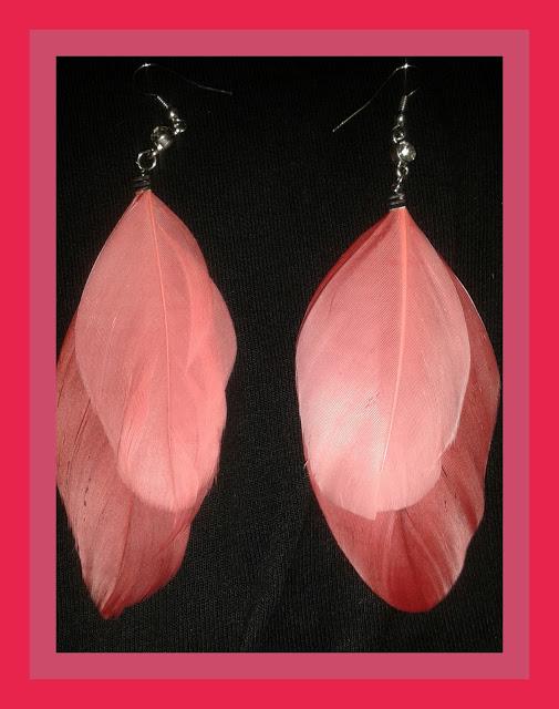 PENDIENTES PLUMAS