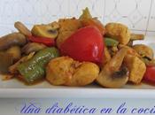 Pollo salteado Curry apto para diabéticos
