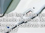 ¿Venta pruebas embarazo positivas?