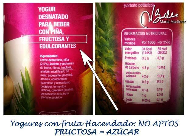 Yogur Mercadona 0% con fruta: ya no son Dukan