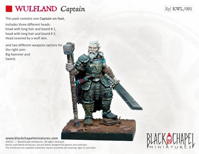 Guerreros de Wulfland desde Black Chapel Miniatures