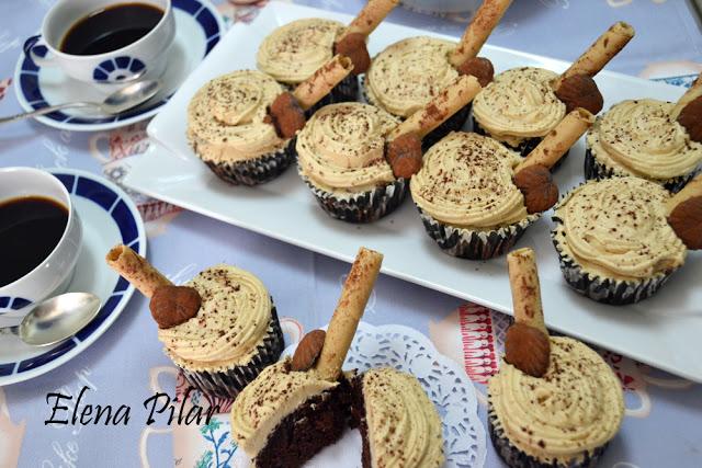 Cupcakes de Café Moca (Mochaccino Cupcakes)