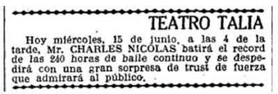 Charles Nicolás, el hombre que bailaba sin parar