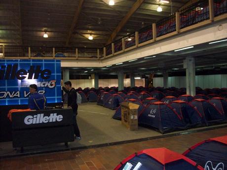 Entrando a la zona de Camping