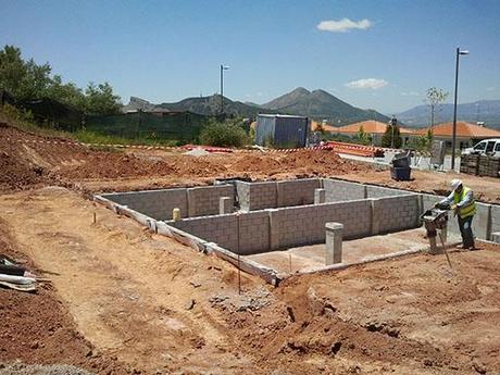 A-cero Projects Continuan las obras en la Finca Las Mercedes: Cimentación